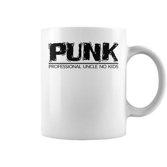 Mens Punk Professional Uncle No Kids Gift For Mens Coffee Mug | Mazezy DE