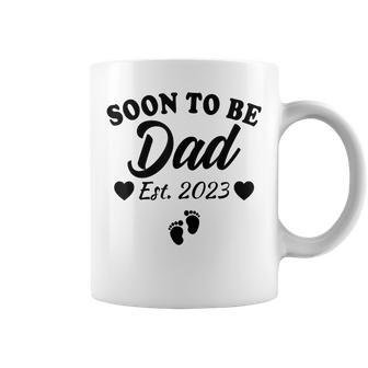 Mens Soon To Be Dad 2023 Daddy Baby Announcement Novelty Coffee Mug - Thegiftio UK