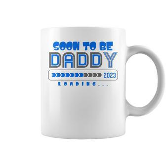 Mens Soon To Be Daddy Est2023 New Dad Pregnancy Fathers Day Cute Coffee Mug - Thegiftio UK