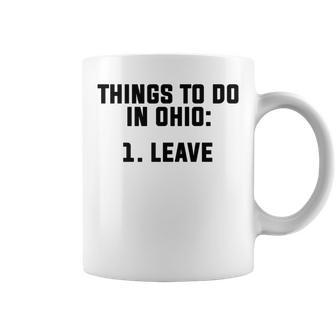 Mens Things To Do In Ohio Leave V3 Coffee Mug - Seseable