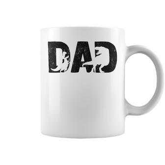 Mens Trex Dad Dinosaur Lover Cool Vintage Mens Fathers Day Coffee Mug - Seseable