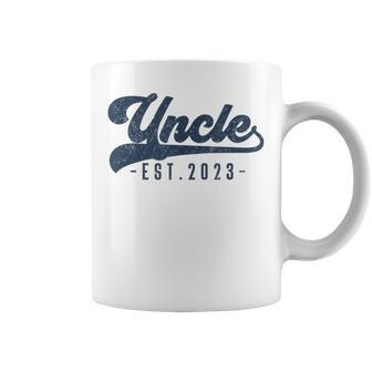 Mens Uncle Est 2023 Uncle To Be Gifts New Uncle Coffee Mug | Mazezy UK