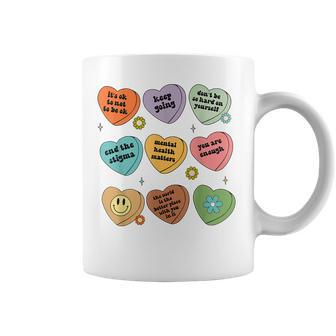 Mental Health Matters You Are Enough Self Care Awareness Coffee Mug | Mazezy