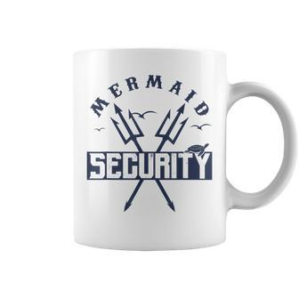 Merman Mermaid Security For A Dad Daddy Or Brother Coffee Mug | Mazezy