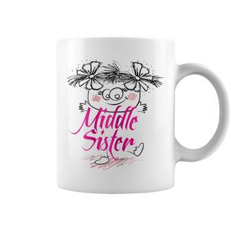 Middle Child Mid Sister T Sibling Gift Coffee Mug | Mazezy