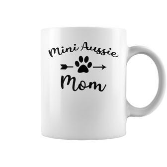 Mini Aussie Mom Womens Australian Shepherd Coffee Mug - Seseable
