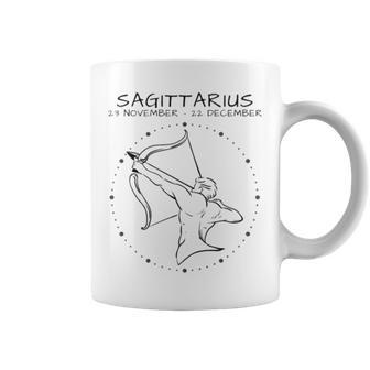 Minimal Art Sagittarius Zodiac Set Astorlogy Coffee Mug | Mazezy