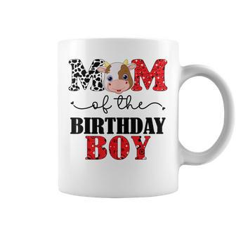 Mom Of The Birthday For Boy Cow Farm 1St Birthday Cow Mommy Coffee Mug | Mazezy