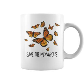 Monarch Butterflies Save The Monarchs Coffee Mug | Mazezy