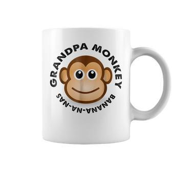 Monkey T Grandpa Monkey Banana Matching Family Coffee Mug | Mazezy
