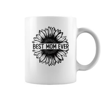 Mother Best Mom Ever Sunflower 291 Mom - Mens Standard Coffee Mug - Monsterry AU