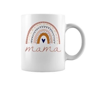 Mothers Day Boho Rainbow Mama Mom Mommy New Mom Coffee Mug | Mazezy CA