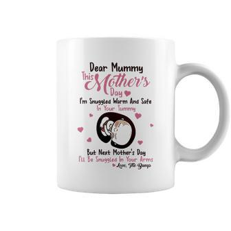 Mothers Day Dear Mummy This Mothers Day Im Snuggled Warm And Safe In Your Tummy Coffee Mug - Thegiftio UK