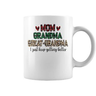 Mothers Day Gifts From Grandkids - Mom Grandma Great Grandma Coffee Mug - Thegiftio UK