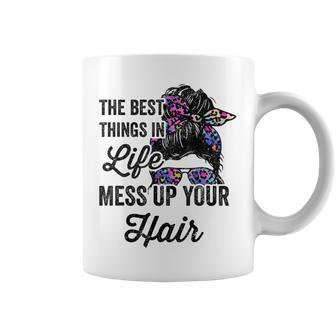 Motorcycle The Best Things In Life Mess Up Your Hair Gift For Women Coffee Mug - Seseable