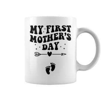 My First Mothers Day Pregnancy Announcement Pregnant Mom Gift For Womens Coffee Mug - Thegiftio UK