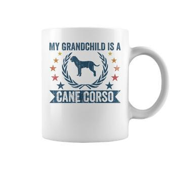 My Grandchild Is A Dog - Grandpa & Grandma Cane Corso Coffee Mug | Mazezy