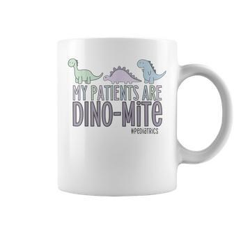My Patients Are Dino-Mite Child Life Specialist Dinosaur Coffee Mug | Mazezy