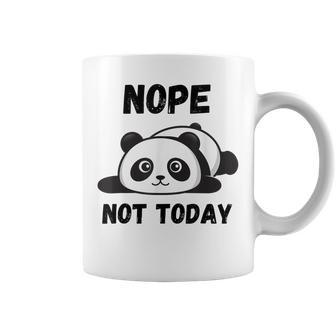 Nop Not Today Lazy Panda For Men Women Mom Kids Dad Coffee Mug | Mazezy CA