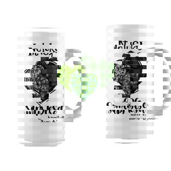 Not Lucky Simply Blessed Christian Shamrock St Patricks Day Coffee Mug | Mazezy