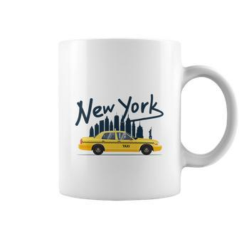 Nyc New York Yellow Cab Taxi Gift Souvenir Coffee Mug - Thegiftio UK