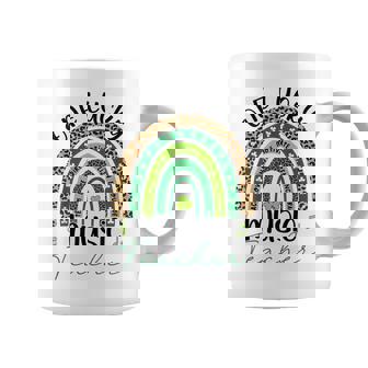 One Lucky Music Teacher St Patricks Day Teacher Rainbow Coffee Mug - Seseable