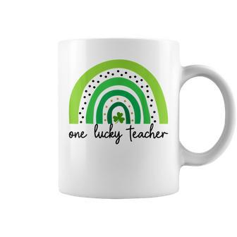One Lucky Shamrock Teacher St Patrick’S Day Appreciation V2 Coffee Mug - Seseable