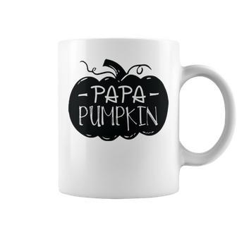 Papa Pumpkin Halloween Single Dad S Coffee Mug | Mazezy
