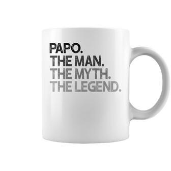 Papo The Man The Myth Legend Gift Coffee Mug - Seseable