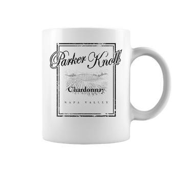 Parker Knoll Napa Valley Wine Vineyard Cute Chardonnay Coffee Mug | Mazezy