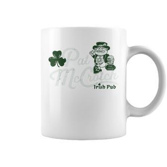 Pats Mccrotch Irish Pub Leprechaun Funny St Patricks Day Coffee Mug | Mazezy