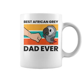 Pet African Grey Parrot Best African Grey Parrot Dad Ever Coffee Mug | Mazezy