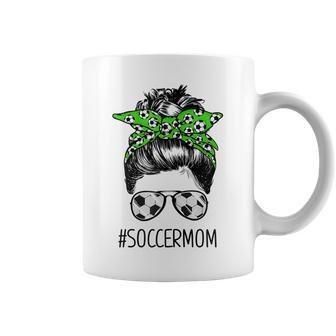 Ph Messy Bun Soccer Mom Mothers Day Soccer Players Gift For Womens Coffee Mug | Mazezy