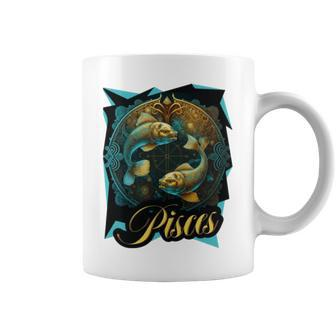 Pisces Zodiac Sign V2 Coffee Mug | Mazezy