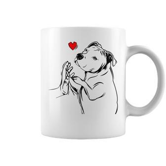 Pitbull Love Cute Pittie Dog Mom Funny Girls Coffee Mug - Thegiftio UK