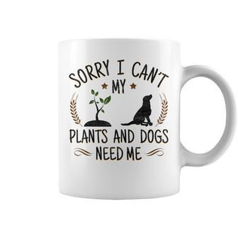 Plants And Dog Lover Gardener - Gardening Coffee Mug | Mazezy
