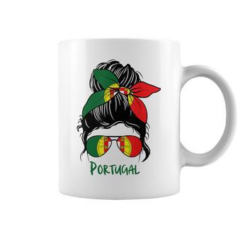 Portuguese Girl Portugal Woman Proud Portugal Flag Coffee Mug | Mazezy