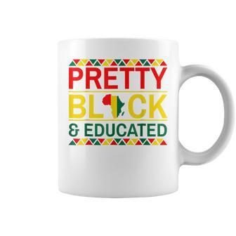 Pretty Black And Educated African Women Black History Month V3 Coffee Mug - Seseable