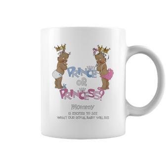 Prince Or Princess Mommy Ethnic Gender Reveal T-Shirt Coffee Mug - Thegiftio UK