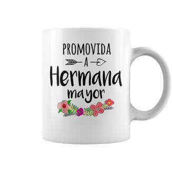 Promovida A Hermana Mayor Spanish Baby Shower Older Sister Coffee Mug