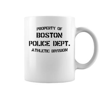 Property Of Boston Police Dept Athletic Division Coffee Mug - Thegiftio UK