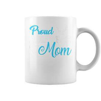 Proud Air Force Mom Heart Military Family Gift Women Gift For Womens Coffee Mug | Mazezy
