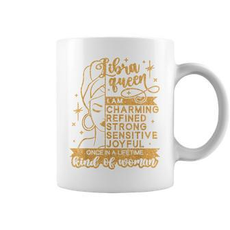 Proud Libra Girl Woman Queen Libra Zodiac Personality Traits Coffee Mug - Thegiftio UK