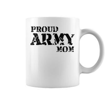 Proud Us Army Mom American Military Family Mother Gift Coffee Mug | Mazezy
