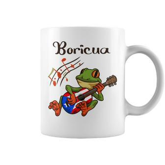 Puerto Rico Coqui Frog Puerto Rican Music Graphic Coffee Mug | Mazezy