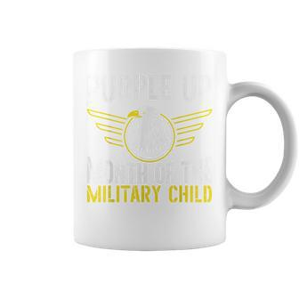 Purple Up Month Of The Military Child Veteran Soldier Coffee Mug - Seseable