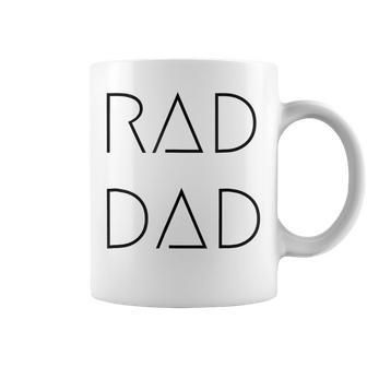 Rad Dad For A Gift To His Father On His Fathers Day Coffee Mug | Mazezy UK