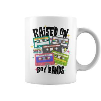Raised On 90S Boy Bands Cassette Tape Retro Coffee Mug - Thegiftio UK