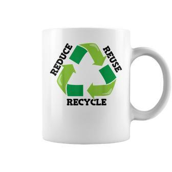 Reduce Reuse Recycle Mother Nature Advocacy Earth Day Coffee Mug | Mazezy