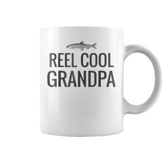 Reel Cool Grandpa Grandfather Fishing Fisherman Coffee Mug | Mazezy